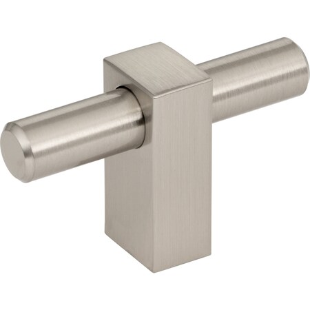 Jeffrey Alexander 2-3/8In. Overall Length Satin Nickel LarkinIn.tIn. Knob 478T-SN